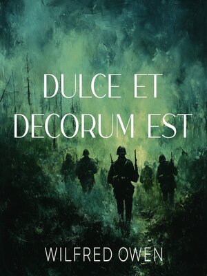 cover image of Dulce et Decorum Est
